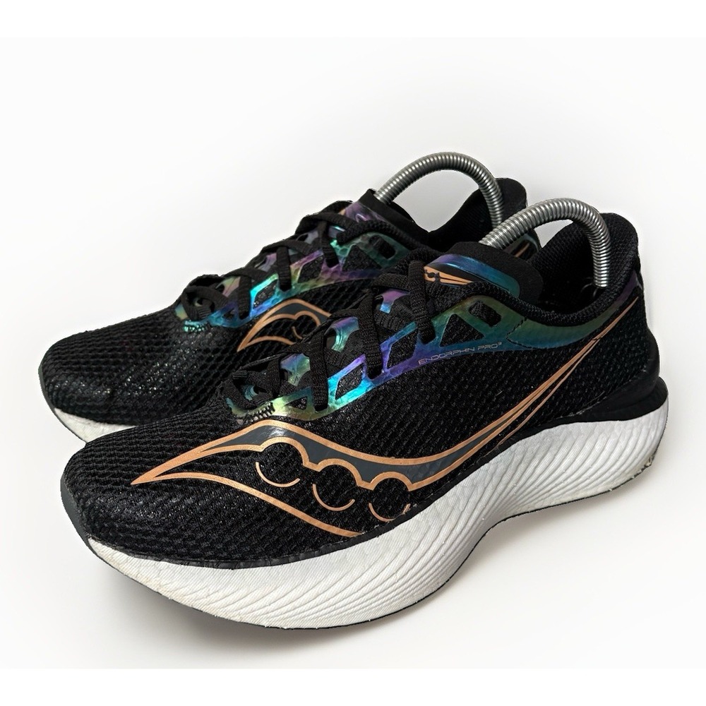 Saucony Endorphin Pro 3 Women's Carbon Running Shoes Goldstruck Black Size 10